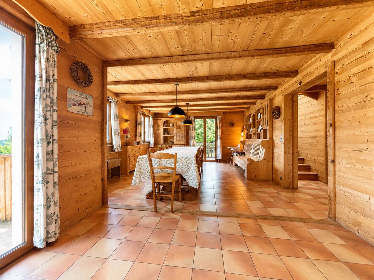 Chalet familiar en Flumet, 8 pers, balcones y jardín in Flumet, Albertville region