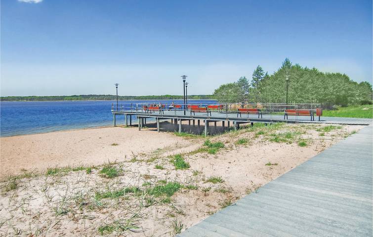 Ferienhaus für 4 Personen mit Seeblick in Nowe Warpno, Stettiner Haff