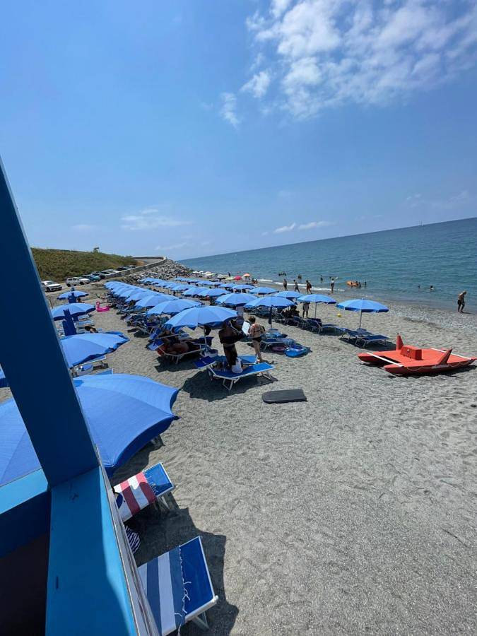 Lido Tirreno beach in Amantea, Province de Cosenza