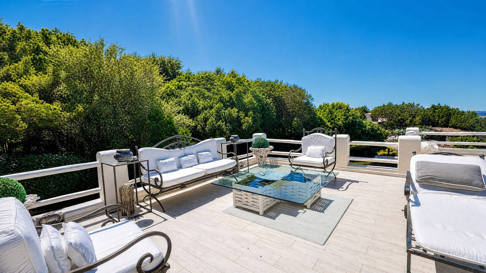Villa „Miranda“ mit Meerblick, Wlan und Klimaanlage in Liscia di Vacca, Arzachena