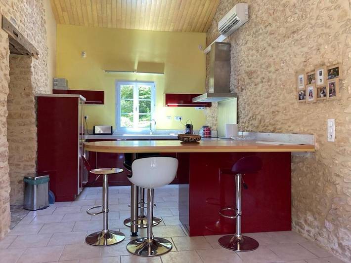Location de vacances pour 4 personnes, avec vue et jardin à Alles-sur-Dordogne - 3