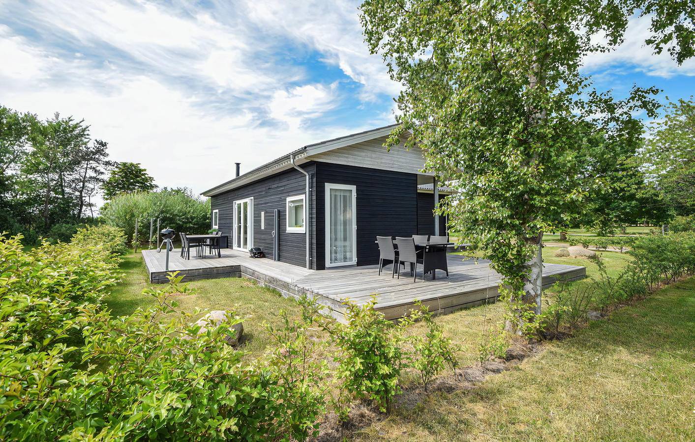 Schönes neues Ferienhaus mit aussen whirlpool in As Vig, Kleiner Belt