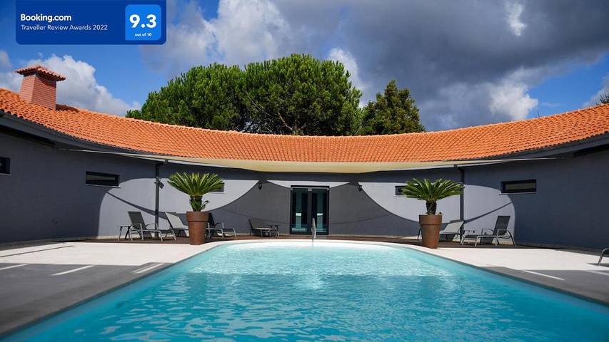 Hôtel pour 2 personnes, avec piscine et vue sur le lac ainsi que vue et jardin dans Vizela