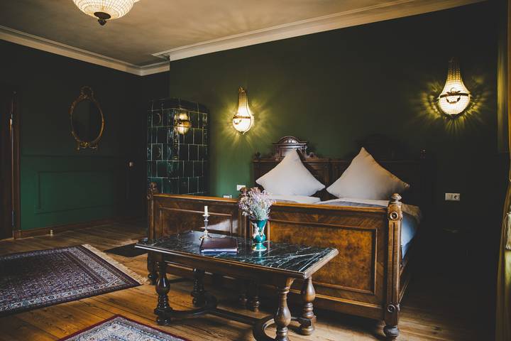 Ferienwohnung für 4 Personen, mit Sauna und Garten sowie Terrasse in Behren-Lübchin