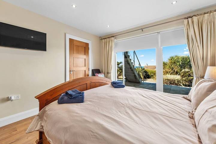 Helles, geräumiges Haus mit Meerblick und Balkon. Golf, Surfen, Spaziergänge, Landschaft. in Portstewart, Grafschaft Londonderry