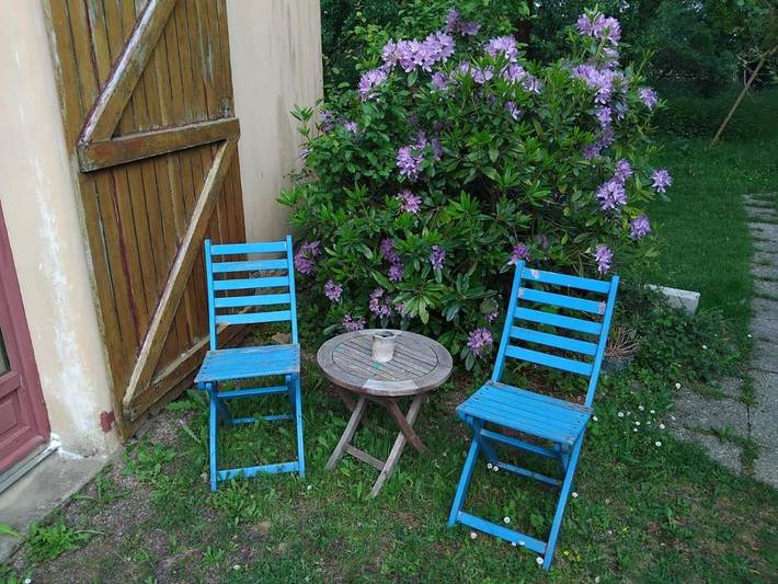 Location de vacances pour 5 personnes, avec vue ainsi que jardin et terrasse à Le Rheu