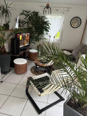 Cottage pour 4 personnes, avec terrasse ainsi que jardin et vue à Andrézieux-Bouthéon