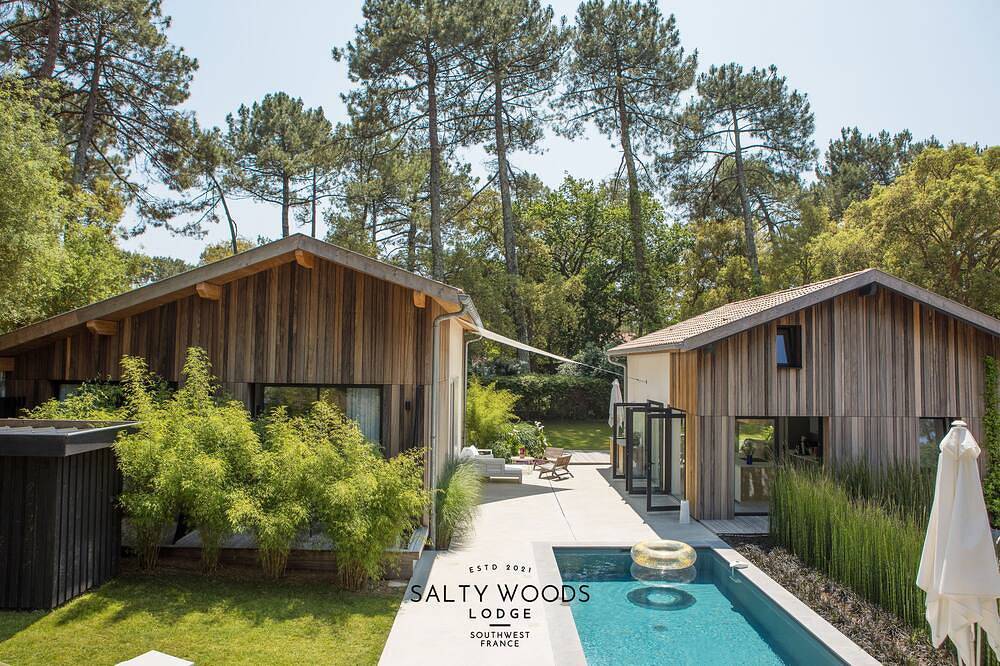 Salty Woods Lodge _ 6 chambres & 6 salles de bains _ L'océan à pied _ 12P in Soustons, Côte d’Argent