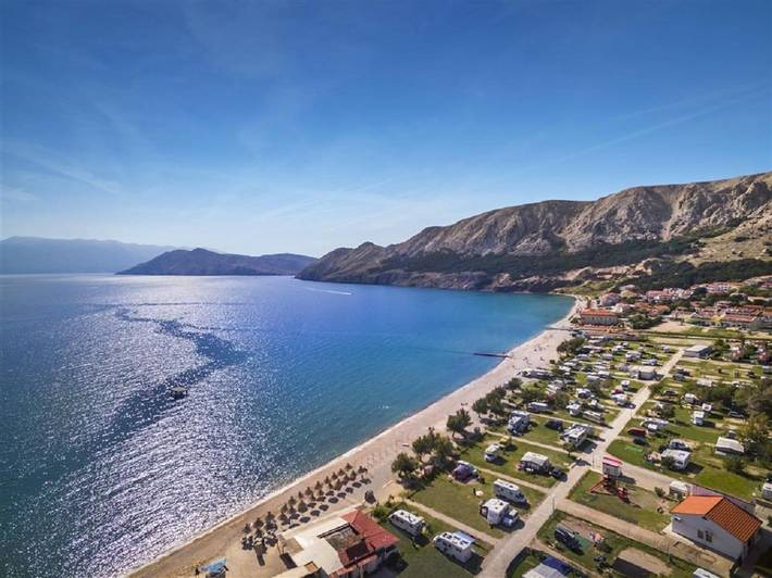Kemping dla 4 osób, z Taras i Ogród oraz Basen dla dzieci i Basen w Krk