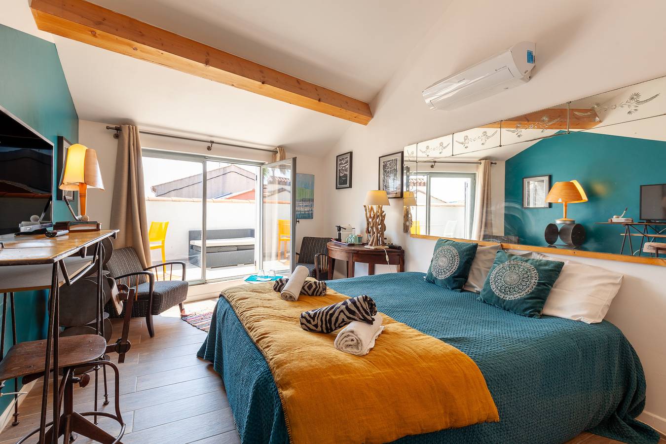 Appartement 'Eau Douce' met Wi-Fi en airconditioning in Sanary-sur-Mer, Toulon regio