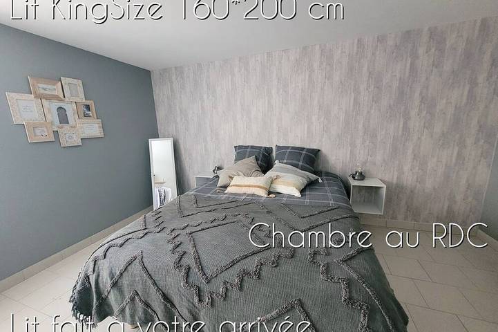 Location de vacances pour 6 personnes, avec terrasse, animaux acceptés à Meusnes - 3
