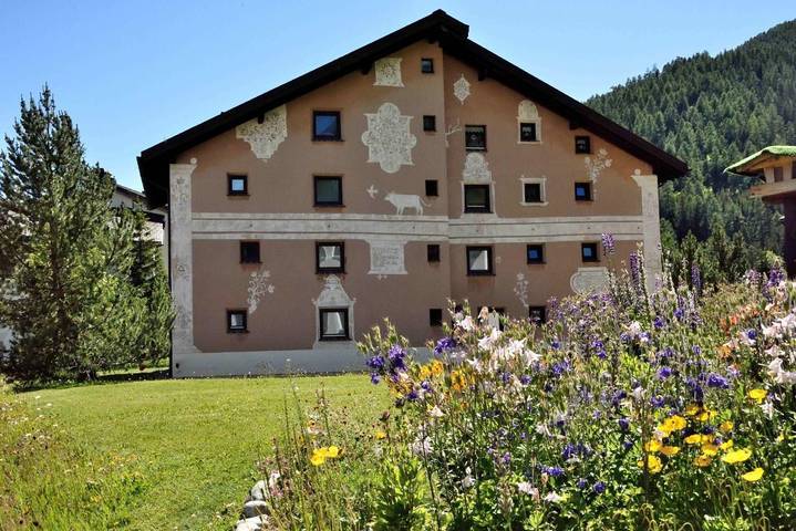 Ferienwohnung für 4 Personen, mit Garten und Balkon in Bever - 3