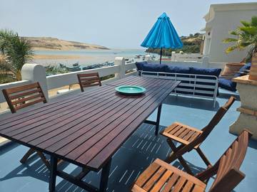 Gîte pour 6 personnes, avec terrasse et vue, animaux acceptés à Moulay Bousselham