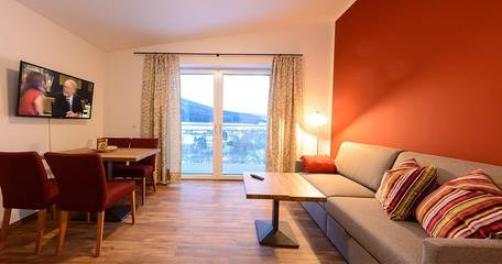 Ferienwohnung für 4 Personen, mit Sauna und Garten sowie Balkon, kinderfreundlich in Waldviertel