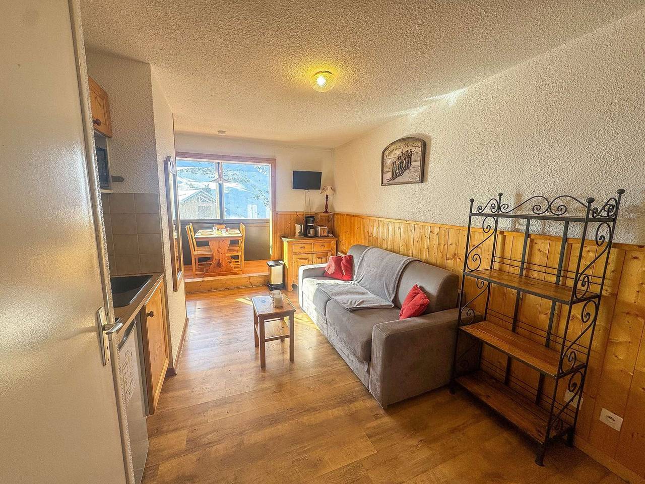 Studio entier, Appart cosy à Val Thorens - 3 pers, proche pistes et commerces in Val Thorens, Les Trois Vallées