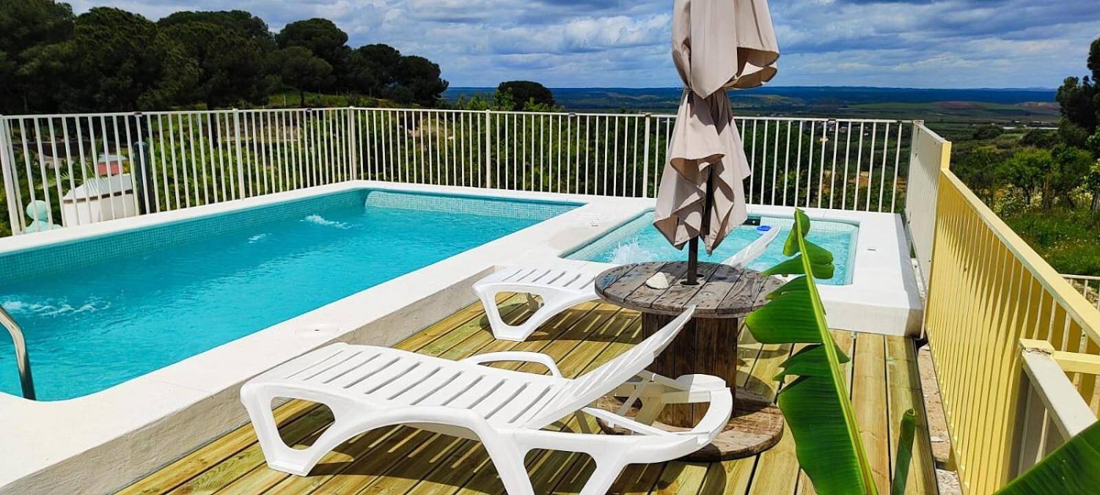 Casa Rural „El Encanto“ mit Bergblick, Wlan und Klimaanlage in Villarrasa, Huelva Provinz