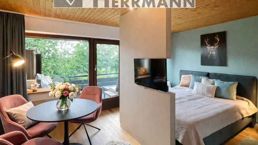 Ferienwohnung für 2 Personen, mit Balkon in Halblech