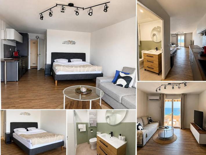 Gîte pour 2 personnes, avec Terrasse et Vue dans Plage d'Anthéor - 3