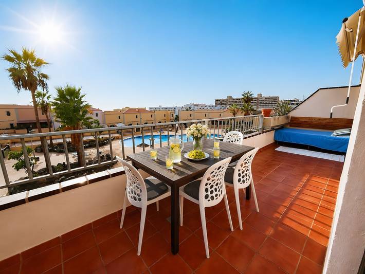 Ferienwohnung für 6 Personen, mit Kinderpool in Callao Salvaje