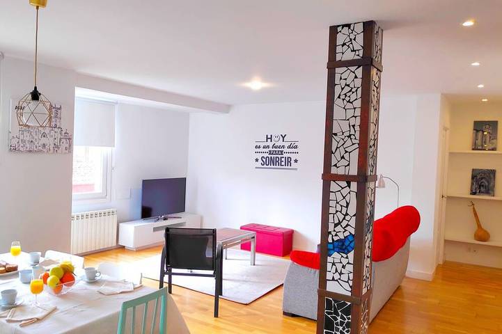 Gîte pour 4 personnes, avec balcon à Nájera