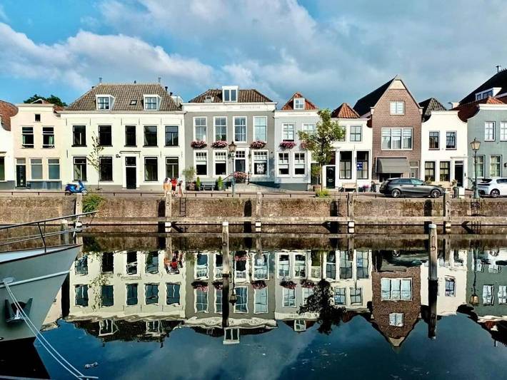 Gîte pour 2 personnes, avec jardin ainsi que vue sur le lac et vue à Goes