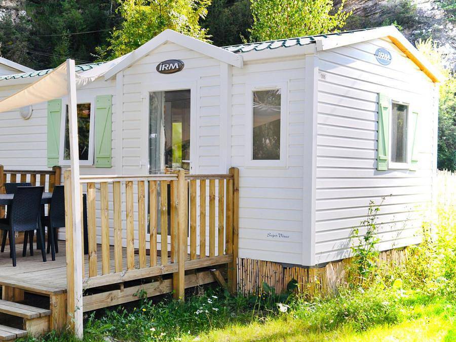 Camping River - Mobilheim 4 personen - Mrt in Méolans-Revel, Barcelonnette und Umgebung
