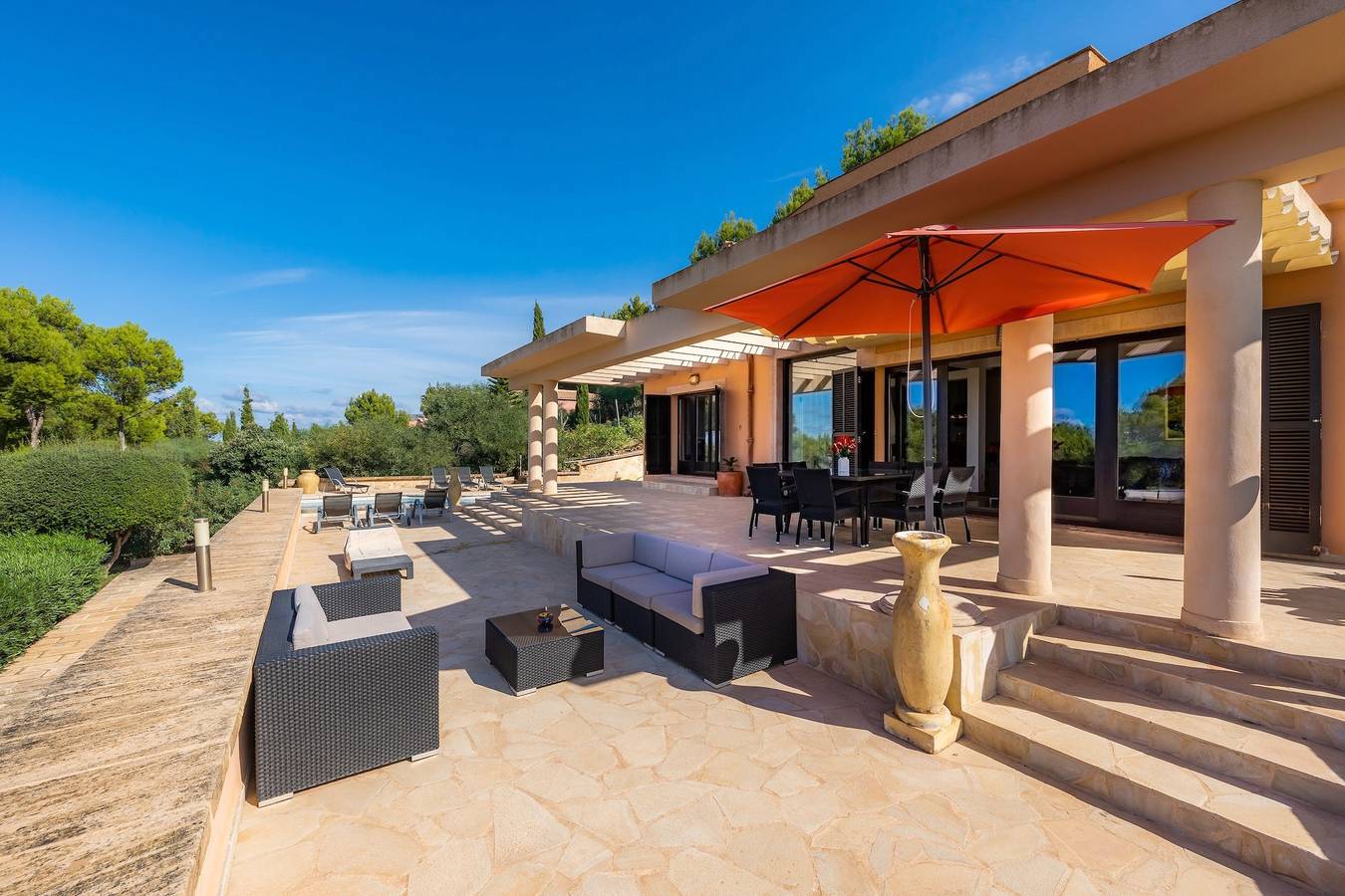 Luxuriöses Ferienhaus "Casa Kyona" mit Meerblick, Wlan, Garten in Colònia De Sant Pere, Artà