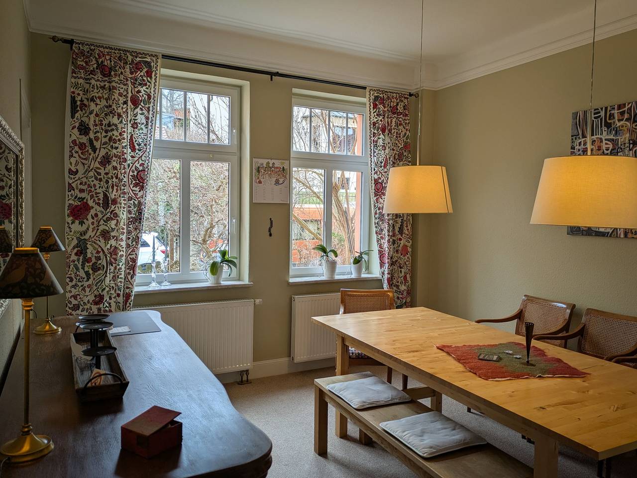 Ganze Ferienwohnung, Gästewohnung Kirsch - Ferienwohnung mit 2 Räumen in Wenigenjena, Jena