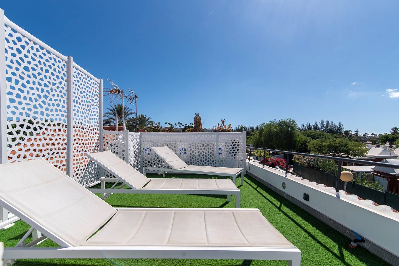 Casa de férias « La Casa Blanca » com piscina partilhada, Wi-Fi e ar condicionado in Campo Internacional, San Bartolomé de Tirajana
