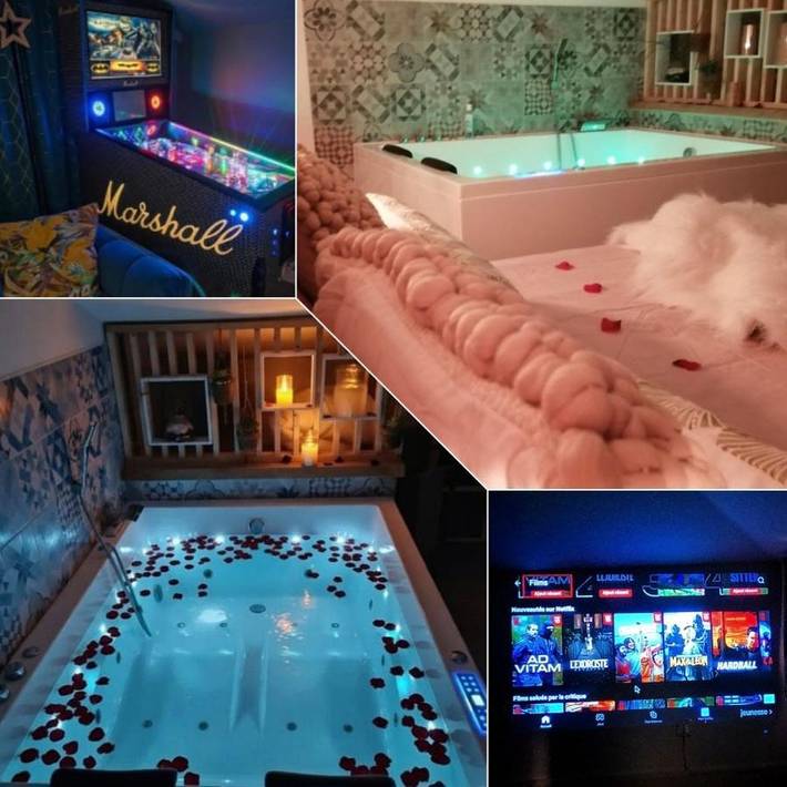 Gîte pour 2 personnes, avec jacuzzi dans Pont-de-Veyle