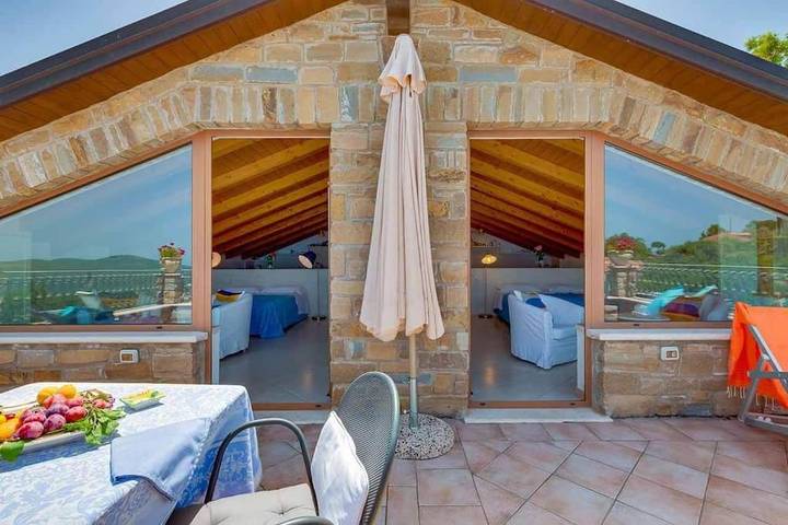 Ferienwohnung für 5 Personen, mit Ausblick und Terrasse, mit Haustier - 1