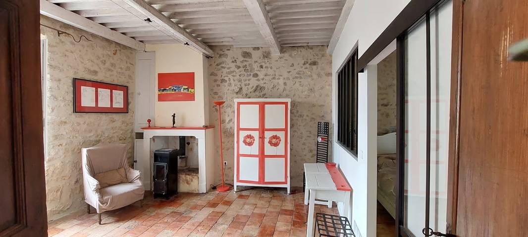 Location de vacances pour 4 personnes, avec jardin à Lagorce