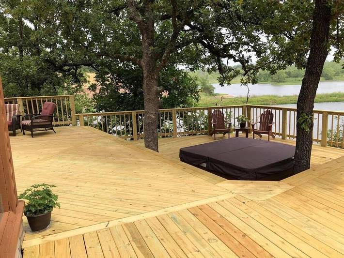 Lodge for 32 people, with hot tub in Oklahoma