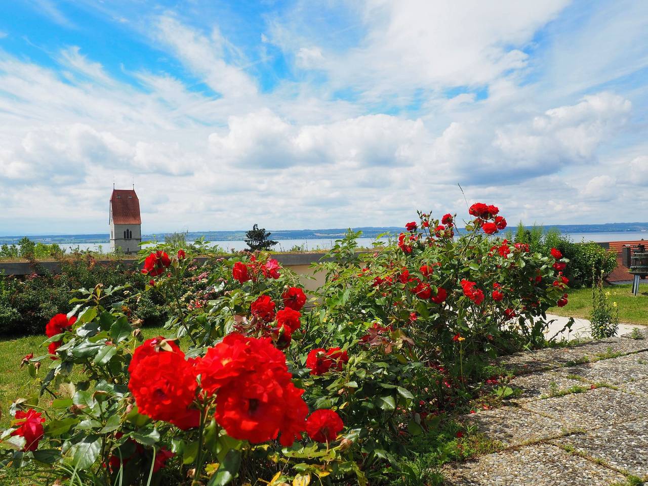 Pension Eva - Doppelzimmer mit Balkon Seeblick in Hagnau am Bodensee, Obersee (Bodensee)