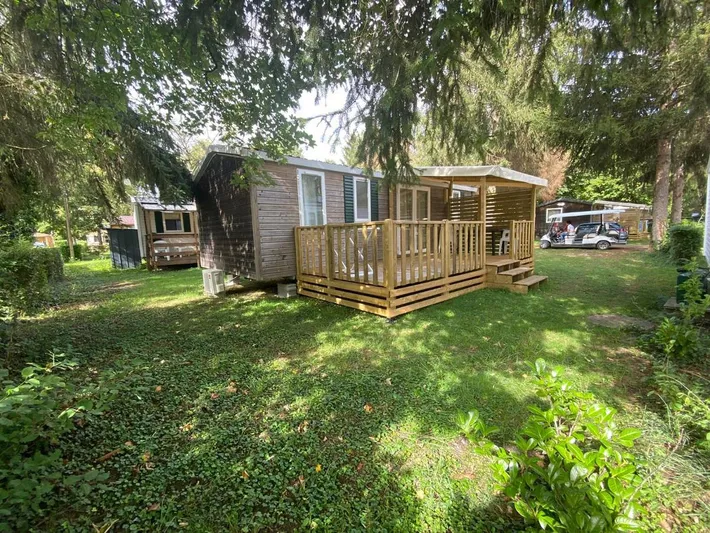 Camping pour 6 personnes, avec jardin ainsi que piscine et vue - 1