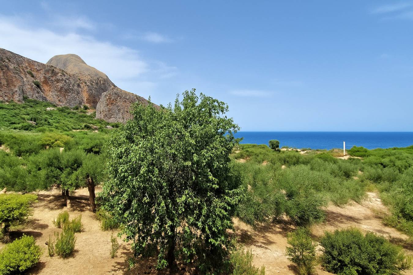 Villa Gheta presso Riserva Orientata Monte Cofano in Custonaci, Provincia de Trapani