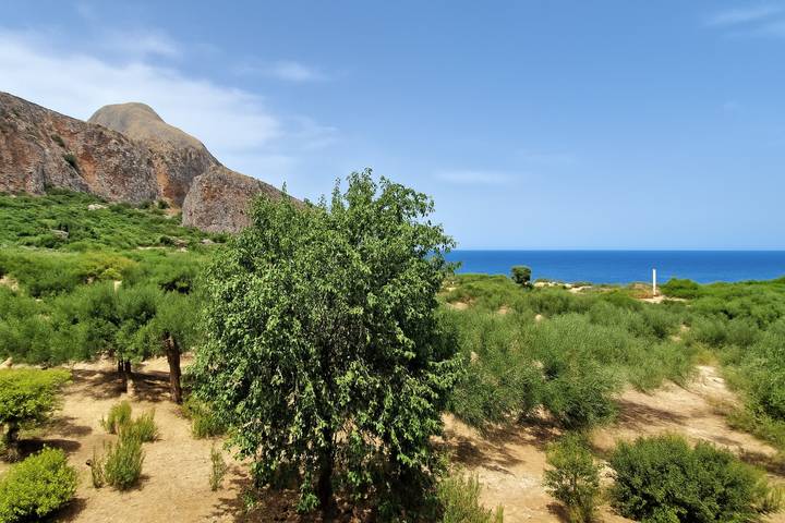 Villa Gheta presso Riserva Orientata Monte Cofano in Custonaci, Provincia de Trapani