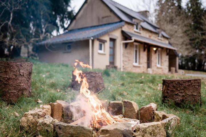 Location de vacances pour 4 personnes, avec jardin et vue à Plonévez-du-Faou - 2