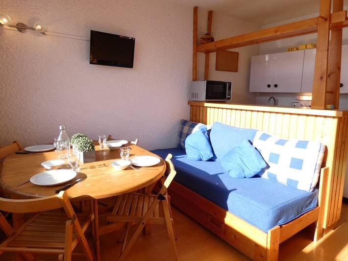 Ganzes Studio, Gemütliches Studio für 4 Personen mit Balkon - Südausrichtung, Aufzug, Skiraum in Piau-Engaly in Piau-Engaly, Aragnouet
