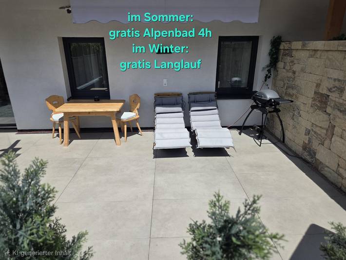 Hütte für 3 Personen, mit Balkon und Terrasse in Leutasch