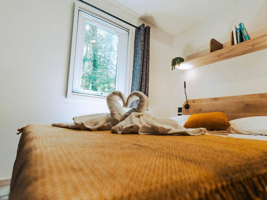 Camping Sunêlia la Baie de Saint Pol - Mobilhome 6 personas - Mobile home Prestige Plus vista mar - 3 habitaciones - 32m² - Francia in Saint-Pol-de-Léon, Ceinture Dorée