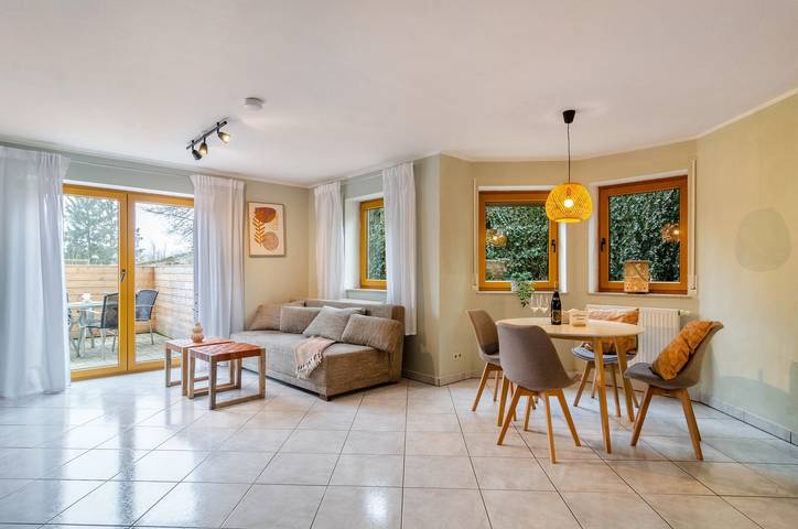 Geheel appartement, Appartement 'Donauliebe' met privé terras, gedeelde tuin en Wi-Fi in Sigmaringen, Hohenzollern Radweg Region