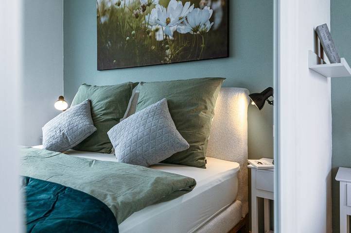 Ferienwohnung für 3 Personen, mit Terrasse und Garten