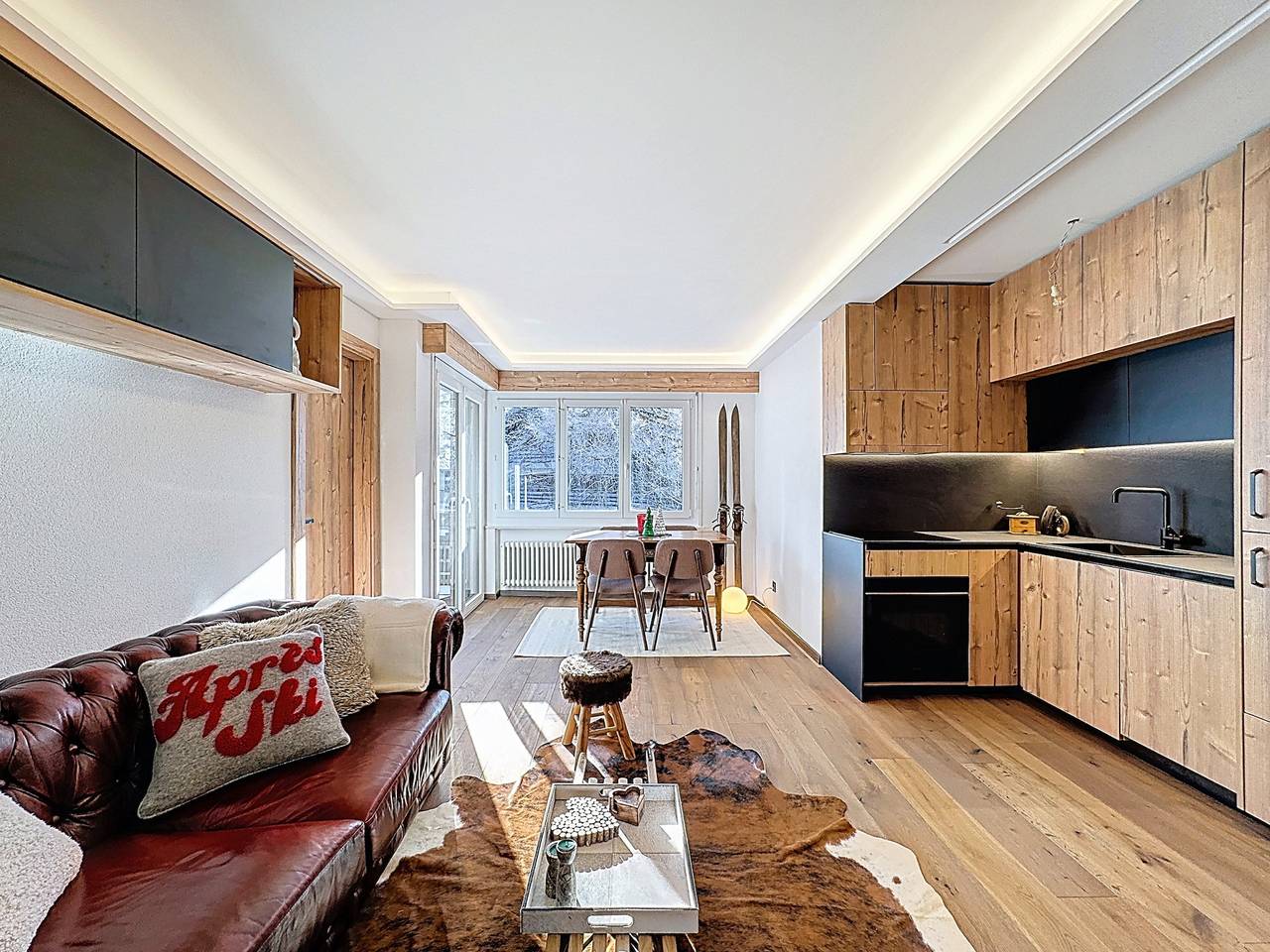 Ganze Wohnung, From green to slopes - Alpine ski and golf condo in Lens (Schweiz), Sion - Sierre & Umgebung