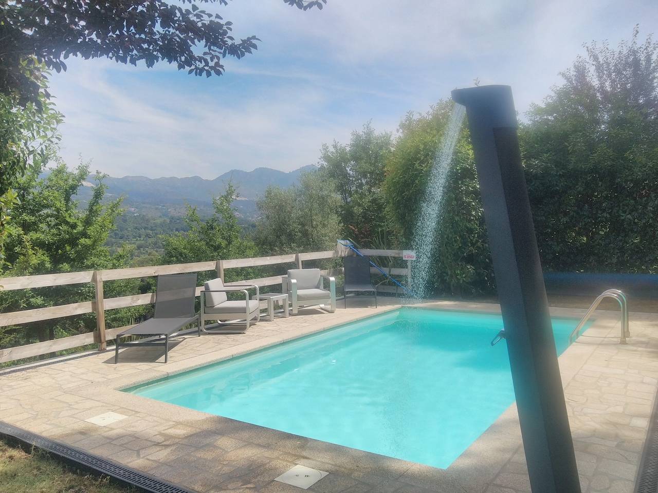 Zelt „Boavista Glamping“ mit Bergblick, privatem Pool und Wlan in Arco de Baúlhe, Arco de Baúlhe e Vila Nune