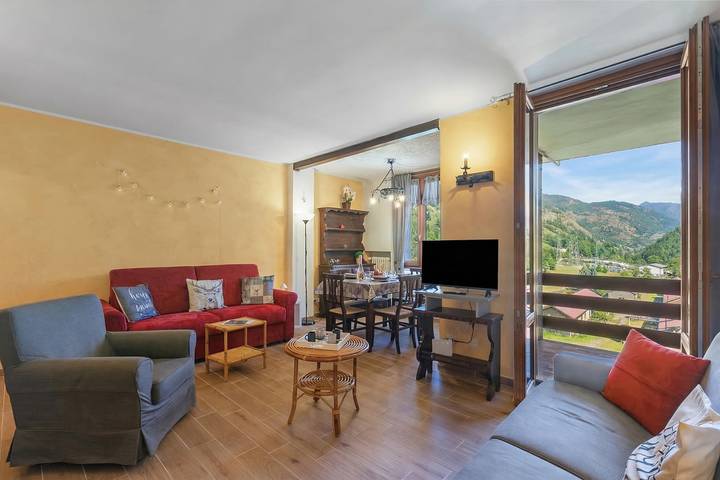Appartamento per 4 persone, con Balcone a Pragelato