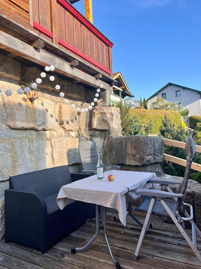 Hütte für 5 Personen, mit Balkon und Ausblick, kinderfreundlich in Ruhpolding - 4