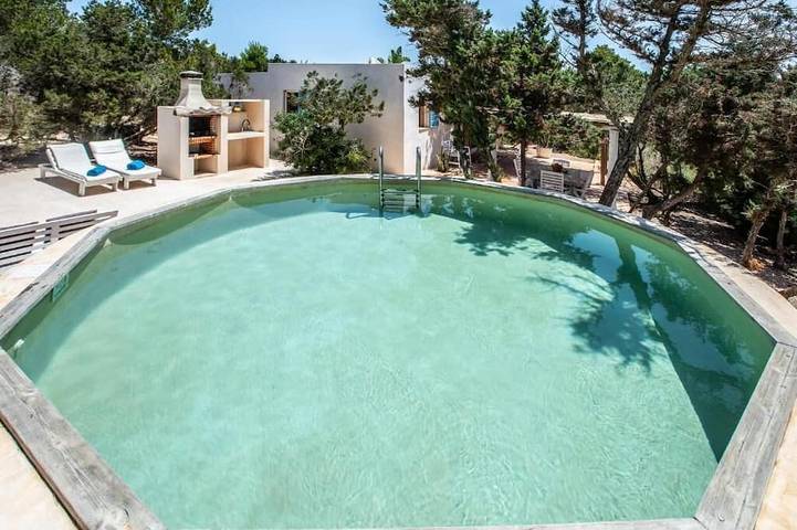 Ferienhaus für 6 Personen, mit Garten auf Formentera