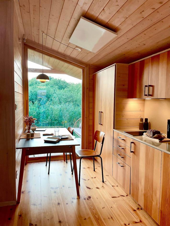 (208) Gemütliches Tiny House mit Blick ins Grüne in Bleckede, Mecklenburgisches Elbetal
