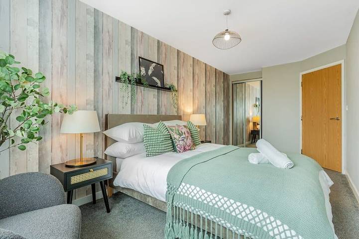 Appartement entier, Chic Salford Flat | Near Trafford & Free Parking by Genesis Living in Grand Manchester